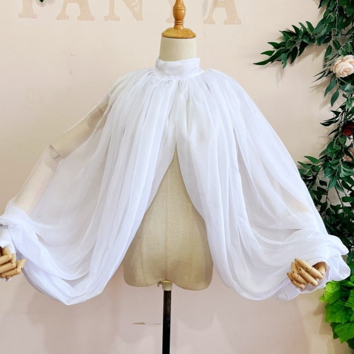 High Neck With Buttons
