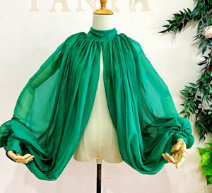 High Neck With Buttons