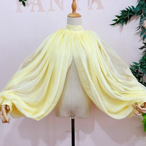 High Neck With Buttons