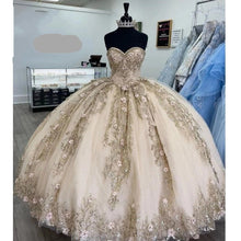 Load image into Gallery viewer, Sweetheart Quinceanera Dress