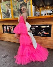 Load image into Gallery viewer, Elegant Tiered Ruffles Tulle Evening Dress