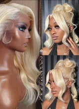 Load image into Gallery viewer, 360 Lace Frontal Wig 613 Blonde