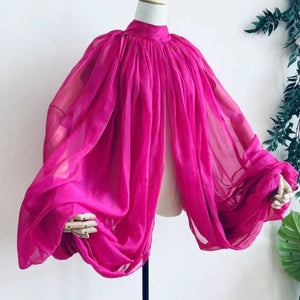High Neck With Buttons
