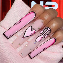 Load image into Gallery viewer, 3D fake nails set