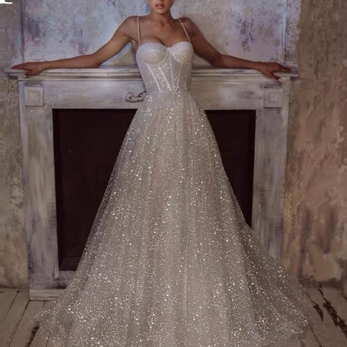 Luxurious A-Line Bridal Gown