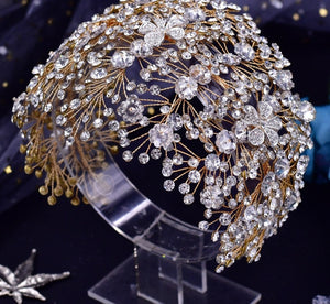 Flower Headband Pageant Headwear