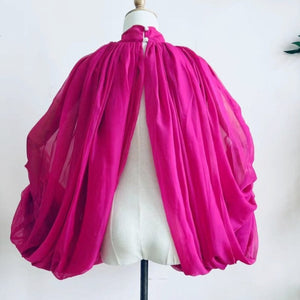 High Neck With Buttons