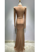 Load image into Gallery viewer, Velvet Maxi Long Bodycon Dress