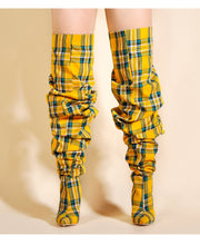 Load image into Gallery viewer, Thigh High Boots in Winter Over the Knee