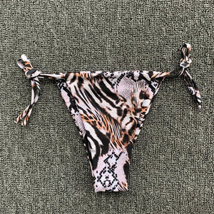 Sexy Leopard Bikini  Halter swimsuit
