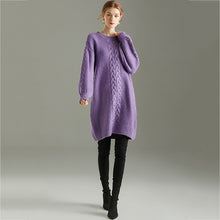 Load image into Gallery viewer, Thick Warm Long Style Sweater Loose Casual