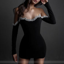 Load image into Gallery viewer, Sexy Black Short Prom Dress