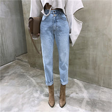 Load image into Gallery viewer, Vintage High Waist Straight Jeans