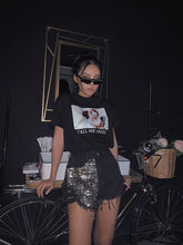 Load image into Gallery viewer, Rivet Denim Shorts hollow out