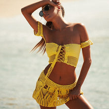 Load image into Gallery viewer, Hand Crochet Florens Skirt Sexy Beach Bikini cover up