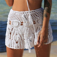 Load image into Gallery viewer, Hand Crochet Florens Skirt Sexy Beach Bikini cover up