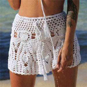 Hand Crochet Florens Skirt Sexy Beach Bikini cover up