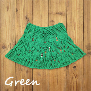 Hand Crochet Florens Skirt Sexy Beach Bikini cover up
