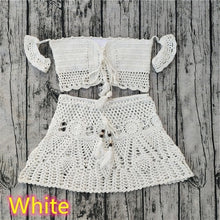 Load image into Gallery viewer, Hand Crochet Florens Skirt Sexy Beach Bikini cover up