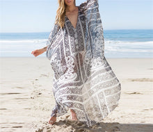 Load image into Gallery viewer, Chiffon Long Beach Cover up