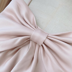 Patchwork Bow  Vest Square Collar Sleeveless