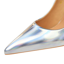 Load image into Gallery viewer, Stripper Scarpins Glossy Pumps