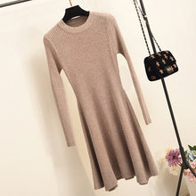 Load image into Gallery viewer, Long Sleeve Sweater Dress