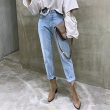 Load image into Gallery viewer, Vintage High Waist Straight Jeans