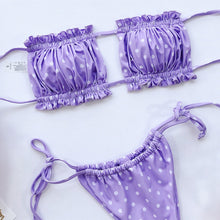 Load image into Gallery viewer, Pleated Bandeau Swimsuit