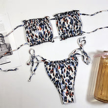 Load image into Gallery viewer, Pleated Bandeau Swimsuit
