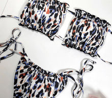 Load image into Gallery viewer, Pleated Bandeau Swimsuit