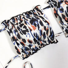 Load image into Gallery viewer, Pleated Bandeau Swimsuit
