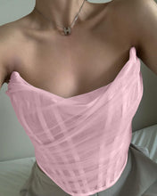 Load image into Gallery viewer, Sleeveless Fashion Strapless Bustier Corset Crop Top
