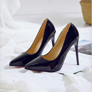 Pointed Toe Pumps Patent Leather