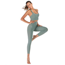 Load image into Gallery viewer, Naked-Feel Yoga Set Yoga Leggings Set