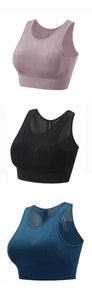 Yoga Crop Top Sports Bra Push Up