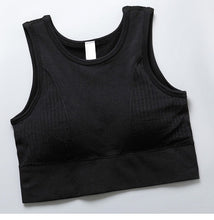 Load image into Gallery viewer, Yoga Crop Top Sports Bra Push Up