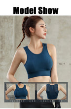 Load image into Gallery viewer, Yoga Crop Top Sports Bra Push Up