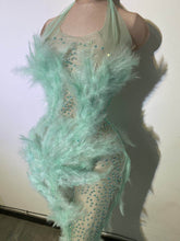 Load image into Gallery viewer, See Through Mesh Mermaid Long Dress