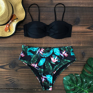 Thong Push Up Bikini Set