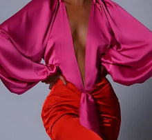 Load image into Gallery viewer, Satin Two Piece Set