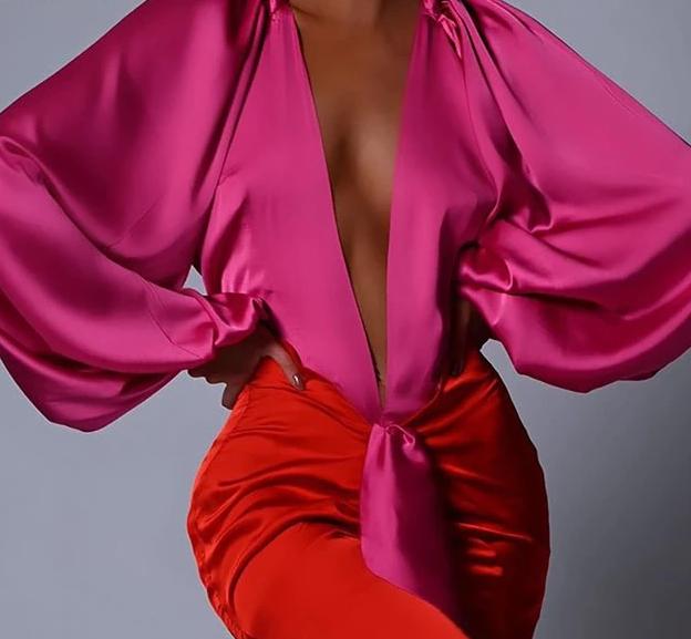 Satin Two Piece Set