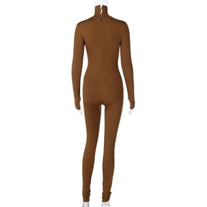 Casual Turtleneck Rompers