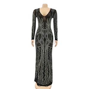 Sequin Maxi Dress