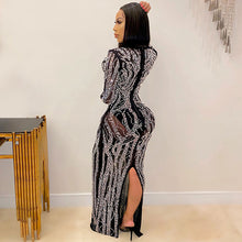 Load image into Gallery viewer, Sequin Maxi Dress