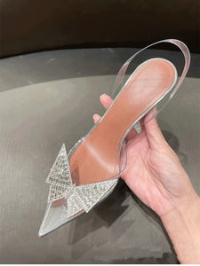 New Pointed Transparent Sandals