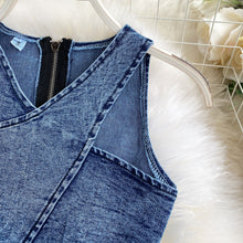 Load image into Gallery viewer, Straps TopsJean Skirt Suit