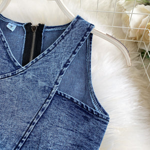 Straps TopsJean Skirt Suit