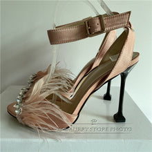 Load image into Gallery viewer, Luxury Satin High Heel Sandals