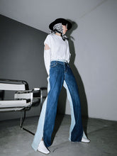 Load image into Gallery viewer, Joint Long Wide Leg Jeans